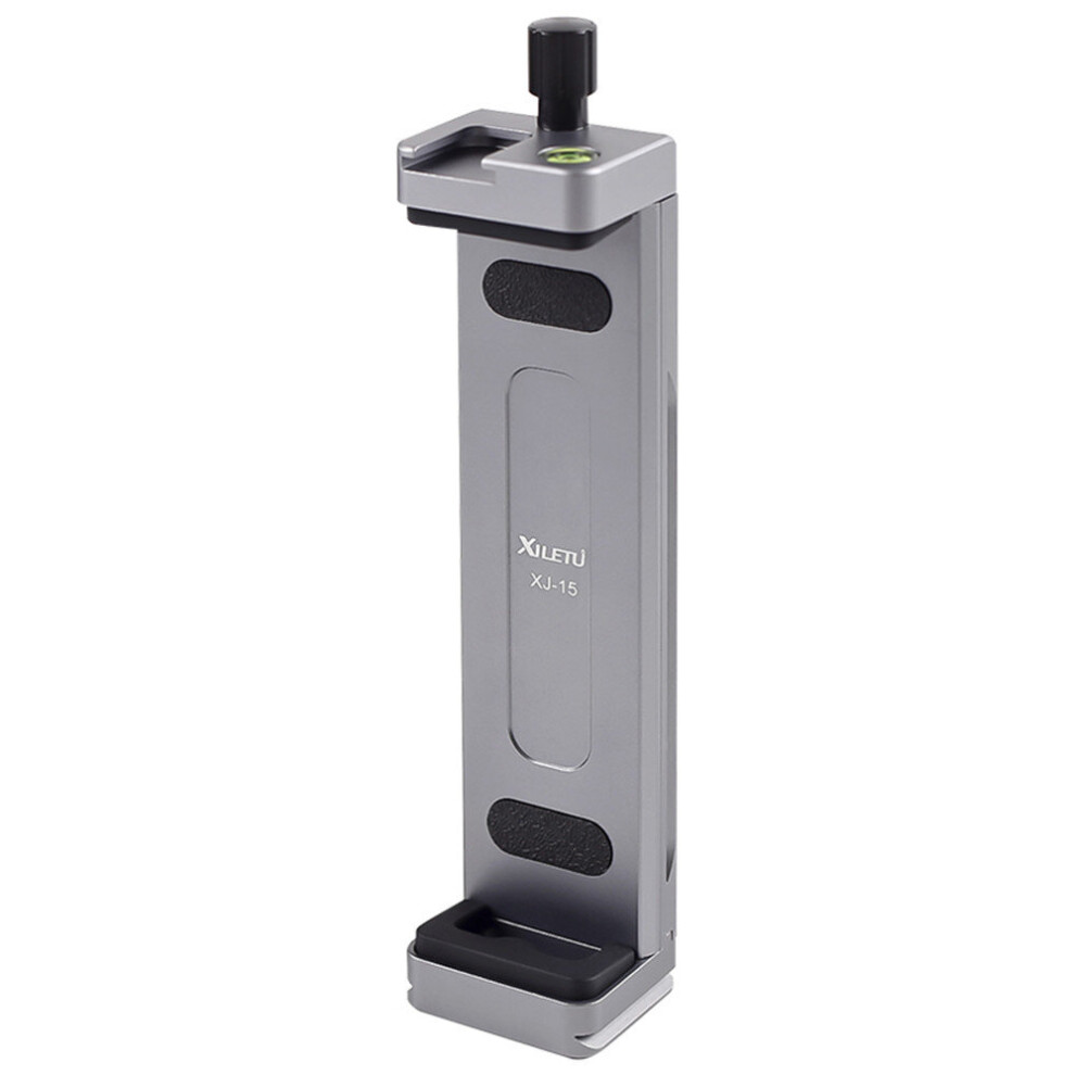 Xj-15 Universal Aluminum Alloy Tablet Phone Stand Holder Clip Tripod Adjustable Bracket For Mobile Phones Ipro Tablets 12.9In 701942841316