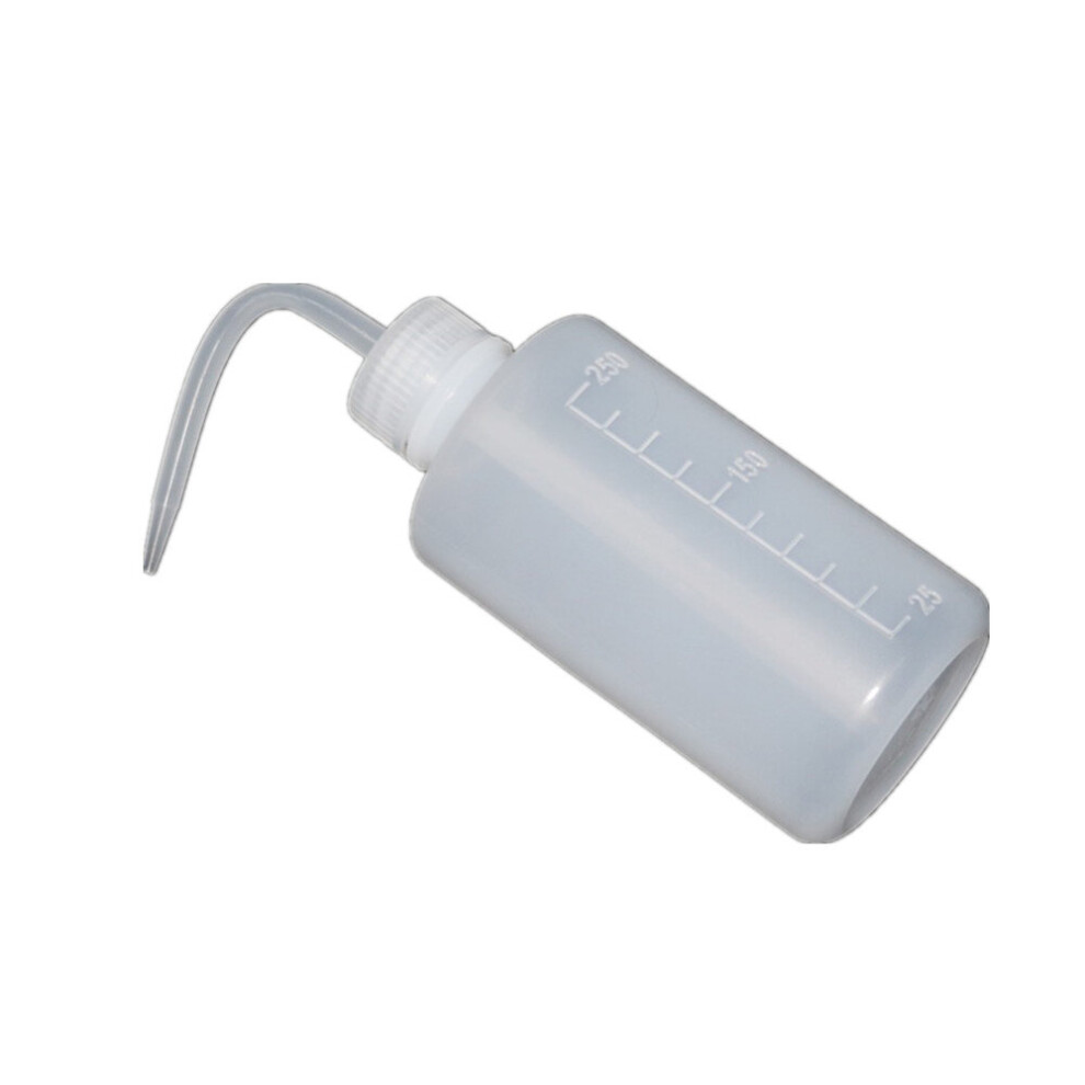 250ml LDPE Plastic Laborotary Tattoo Wash Squeezy Measuring Bottle For Laboratory Tools 