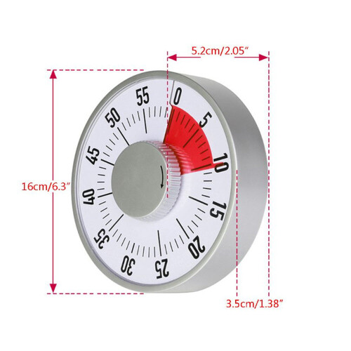 Classroom Countdown visual Timer,Quiet Counting, Dual Magnet, Ideal For Classroom Teaching Homework Houseworks  Meeting 1