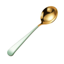 2Pcs 304 Stainless steel dinnerware set spoon tea spoon Dessert coffee ice cream spoons Kitchen accessories Bar tools new long handle
