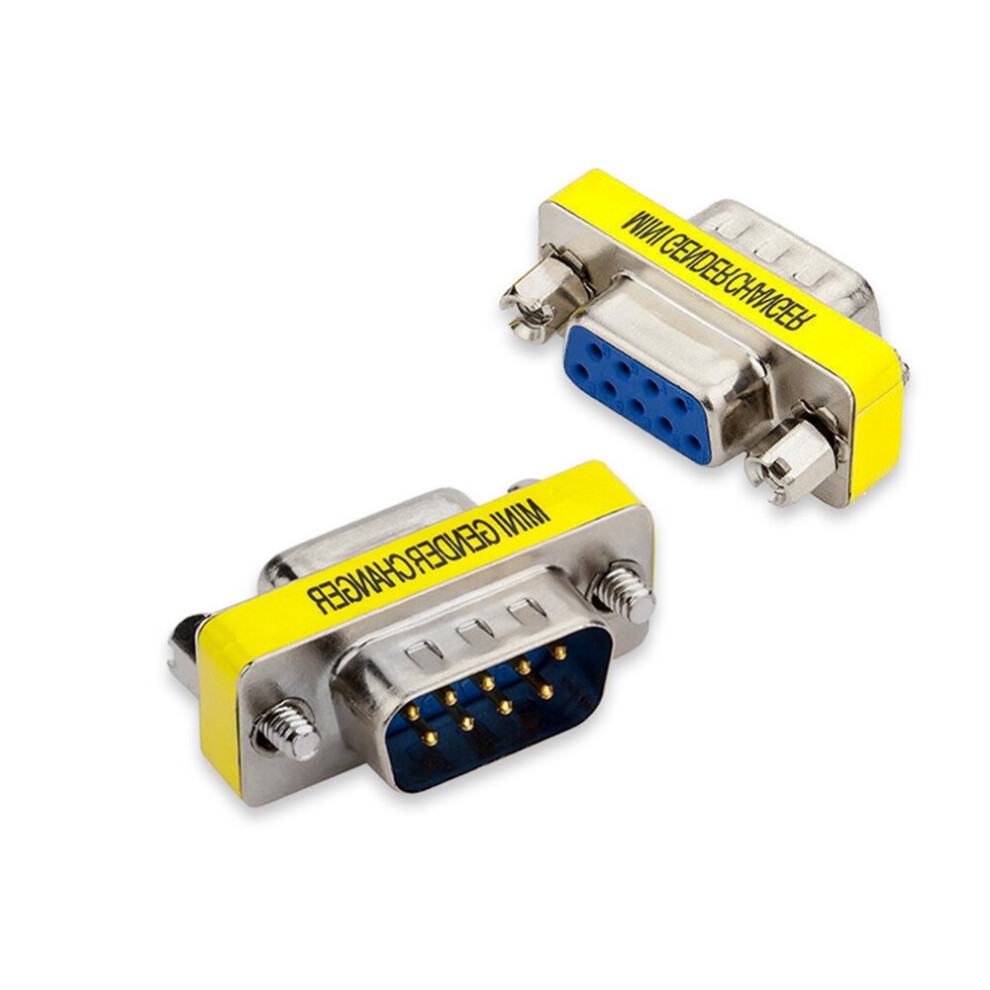 Db9 9Pin Male To Male/Female To Female/Male To Female Mini Gender Changer Adapter Rs232 Serial Plug Com Connector 701942856044
