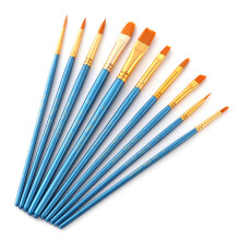 10 PCS/set Multiple Hairs Painting Calligraphy Brush Pen Set As Christmas Present Chinese Painting Supplies