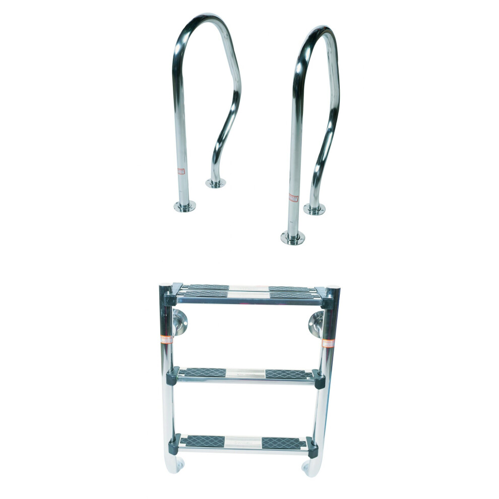 Certikin 1.7” / 43Mm Extended Gibralter Rails Only 800Mm With Flanged Feet (CEMPR)
