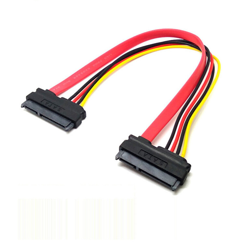 Sata Female To Female Adapter Cable Converter 22Pin Sata With 7Pin+15Pin Female To Male Sata Power Data Cable 701942845260