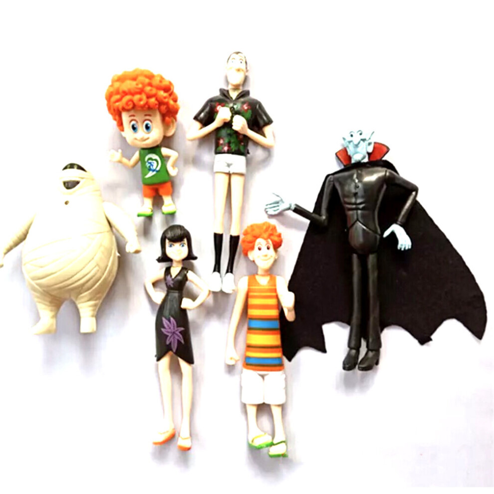 6pcs Hotel Transylvania Figure Toy Mini Anime Doll Model