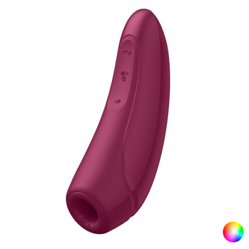 Satisfyer Curvy 1+ Air Pulse Clitoral Stimulator + Vibration - White 1