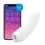 Satisfyer Curvy 1+ Air Pulse Clitoral Stimulator + Vibration - White 3