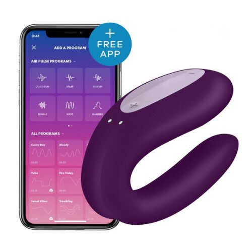 Satisfyer - DOUBLE JOY Vibrator (Sort) 1