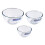 Pyrex Set of bowls Pyrex Transparent Borosilicate Glass (3 pcs) 1