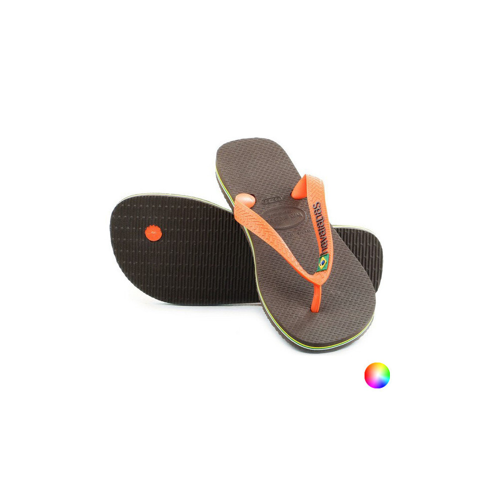 Men's Flip Flops Havaianas BRASIL LOGO/Navy Blue/41-42