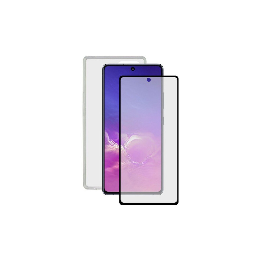 Tempered Glass Mobile Screen Protector + Mobile Case Samsung Galaxy Note 10 Lite Contact 8427542104218