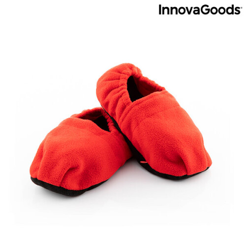 Chaussons Aquecidos Micro-ondas InnovaGoods Vermelho - - - InnovaGoods 2