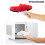 Chaussons Aquecidos Micro-ondas InnovaGoods Vermelho - - - InnovaGoods 5