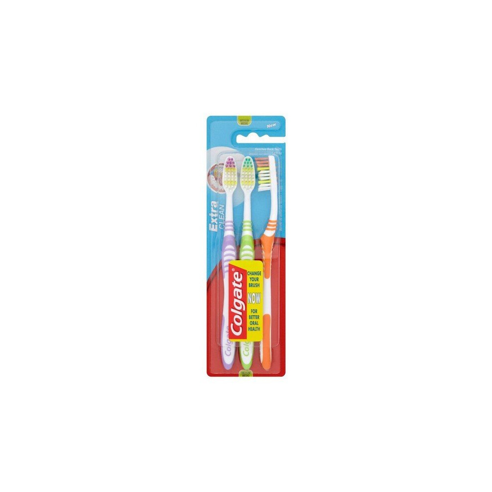 Toothbrush Extra Clean Colgate (3 uds)