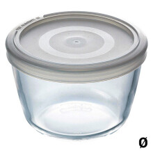 Hermetic Lunch Box Pyrex C&F Transparent Borosilicate Glass/1,1 l - Ã 15 cm
