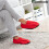 Chaussons Aquecidos Micro-ondas InnovaGoods Vermelho - - - InnovaGoods 6