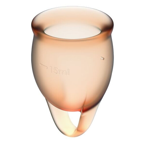 Ensemble de coupe menstruelle Satisfyer Feel Confident Transparent 2