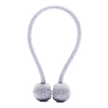 (Silver) Magnetic Curtain Buckles Tiebacks Curtains Straps Clips Holdbacks Home Decors