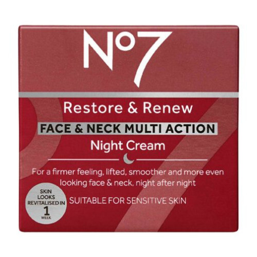 Boots No7 Restore & Renew Face & Neck Multi Action - Night Cream 50ml