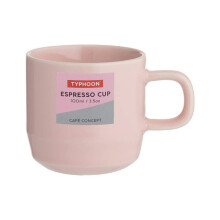 Typhoon Cafe Concept Stoneware Coffee Shop Feel Cup 100ml PInk