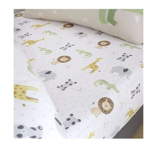 Catherine Lansfield Roarsome Animal Fitted Sheet
