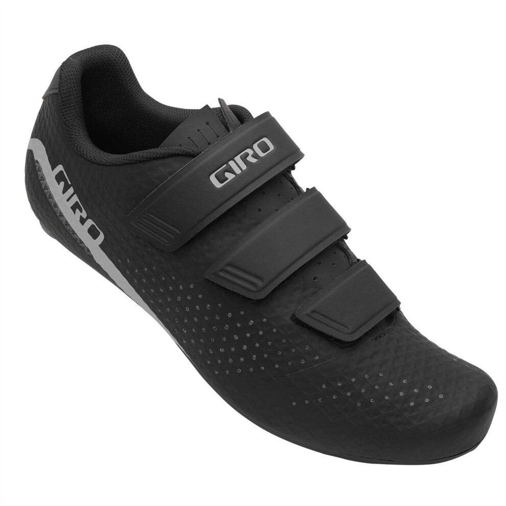 (45, BLACK) GIRO STYLUS ROAD CYCLING SHOES 2021: WHITE 48