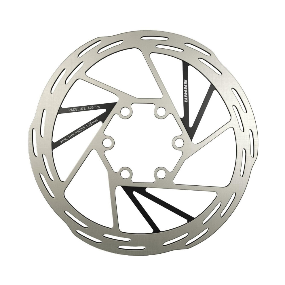 Sram (140Mm) Rotor Paceline 6 Bolt (Includes Steel Rotor Bolts) Rounded 2021: 160Mm
