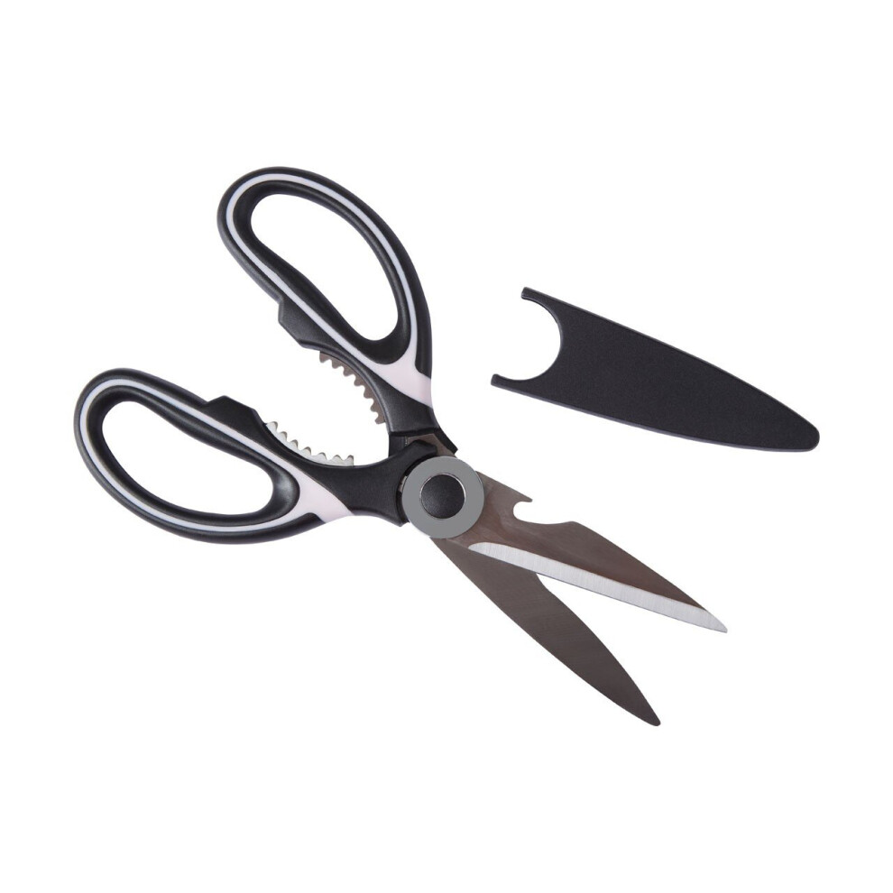 Zing Black And Pastel Pink Scissors