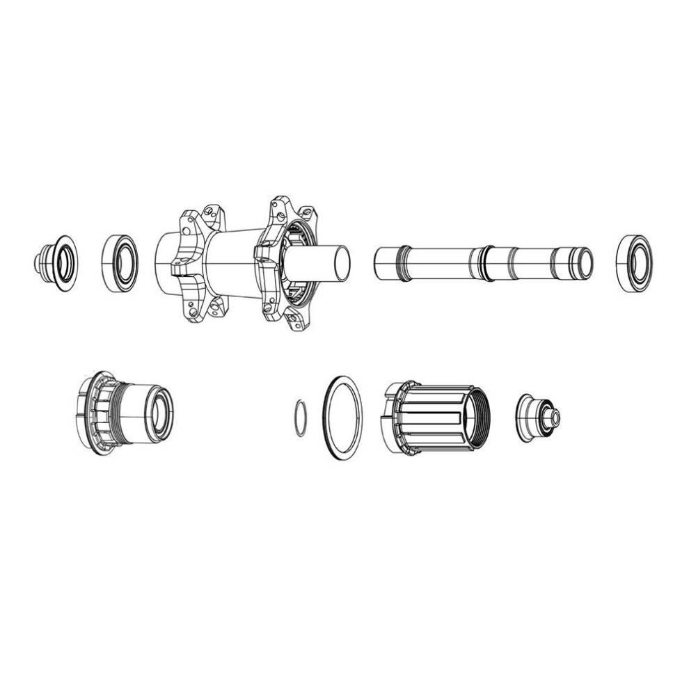 ZIPP SPARE - WHEEL FREEHUB BODY SEAL AND SPACER 30/60: