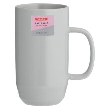 Typhoon Cafe Concept Stoneware Coffee Shop Feel Cup 550ml Grey