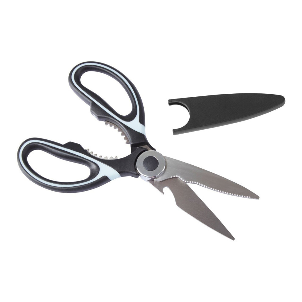 Zing Black And Pastel Blue Scissors