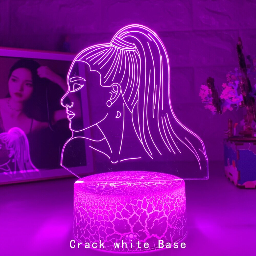 3d Night Light Singer Ariana Grande Gift for Fans