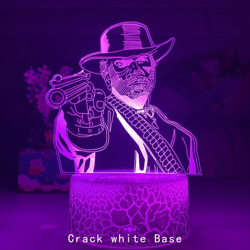 Juego Red Dead Redemption 2 LáMpara AcríLica 3D De Regalo-image