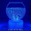 Newest 3d Led Light Night Creative Fish Tank lamp 1