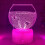 Newest 3d Led Light Night Creative Fish Tank lamp 6