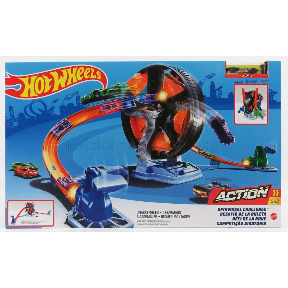 Hot Wheels Action Spin Wheel Challenge Play Set & Race Car GJM77 New Xmas Toy 5+ - Image 6