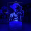 Newest 3d Night Light One Piece Monkey D Luffy Led 6