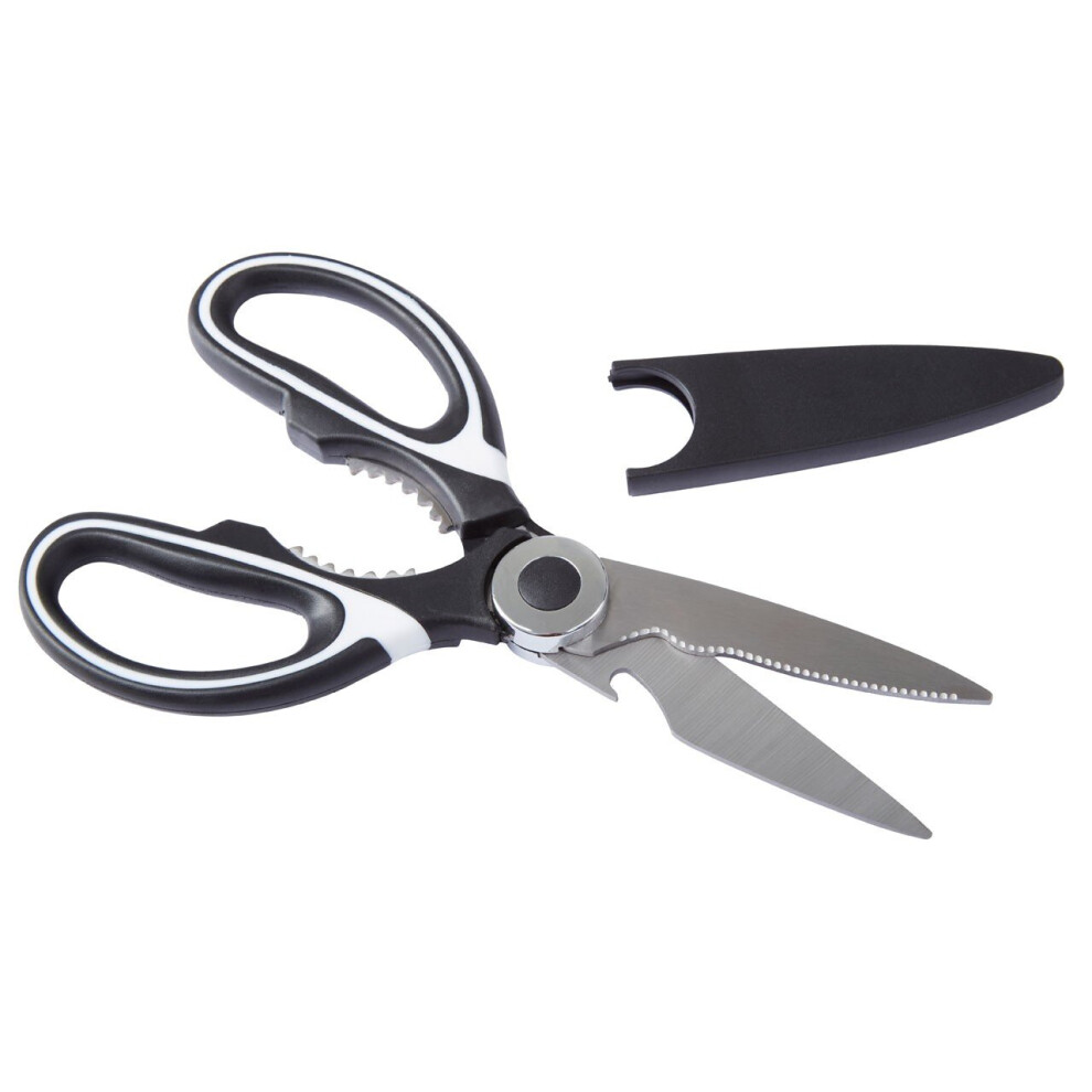 Zing Black And White Scissors