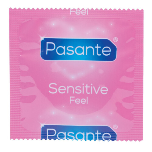 Pasante 144 x Pasante Sensitive Feel Condoms | Ultra Thin Intense Feeling Bulk Condoms 2