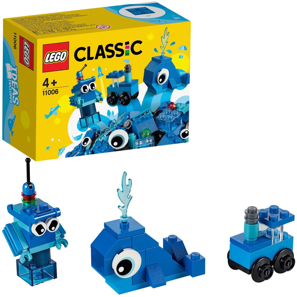 LEGO11006ClassicCreativeBlueBricksLearningStarterSet,PreschoolToysforKids4+YearOld