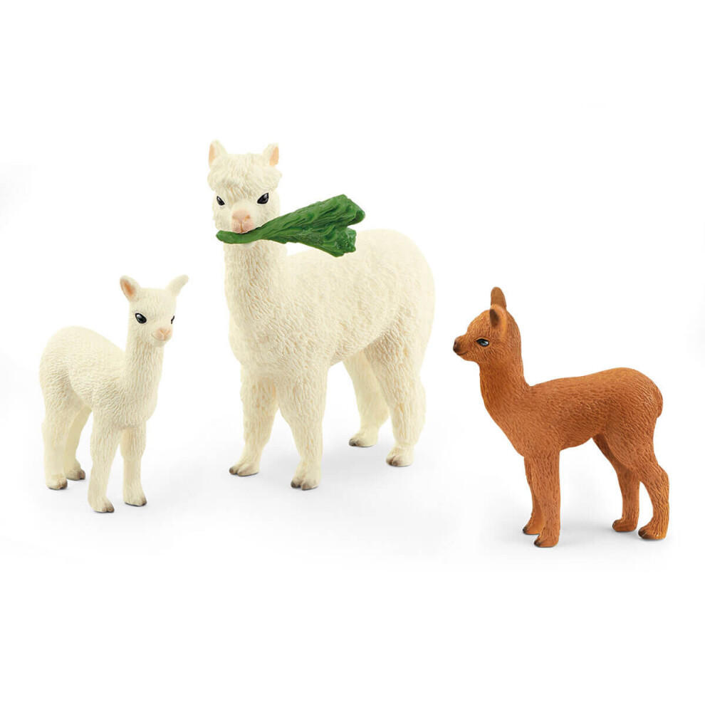 Schleich Multicolour Alpaca Set Wild Life