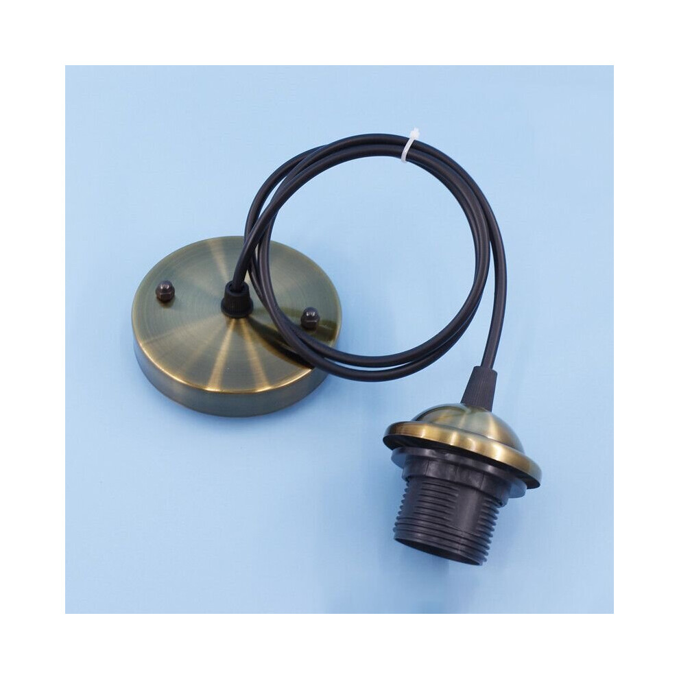 (Bronze) 1m Light Pendant Fitting Suspension Set Light Base-image-OPC-P7B62RV-NEW