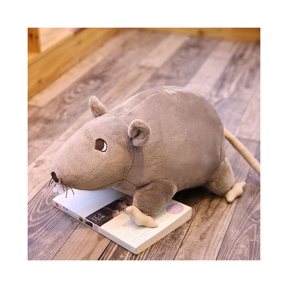 () Gosig Ratta Rat Soft Plush Cuddly Stuffed Toy Grey/Black