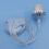 (Silver) 1m Light Pendant Fitting Suspension Set Light Base 1