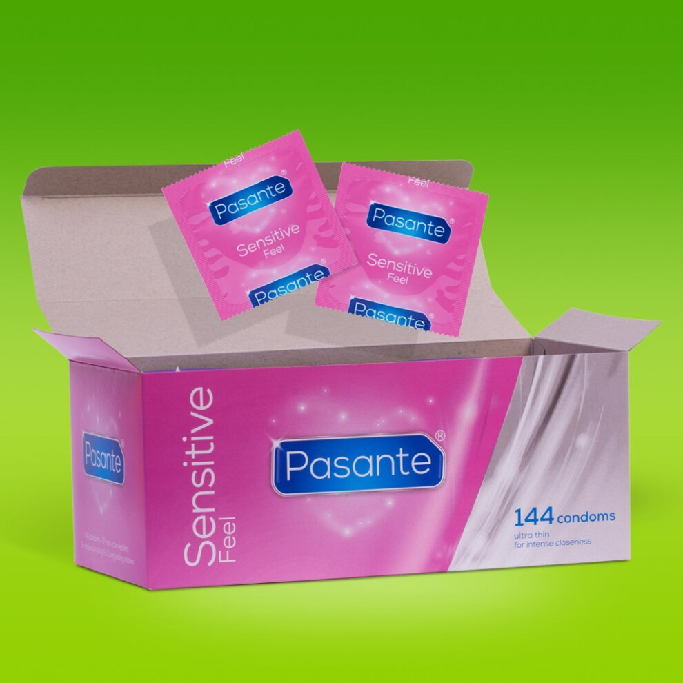 Pasante Sensitive Condoms 144 Pcs Pharmacy Condoms