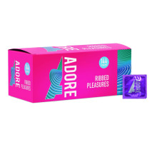 Adore préservatifs nervurés 144 pcs