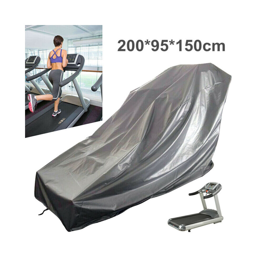 Premium Oxford Cloth Treadmill Cover 200x95x150 cm, Dustproof, Waterproof, UV-Resistant, Fits Most Foldable Treadmills