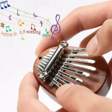 Mini Kalimba 8 Keys Thumb Piano Great Sound Finger Keyboard Musical Instrument