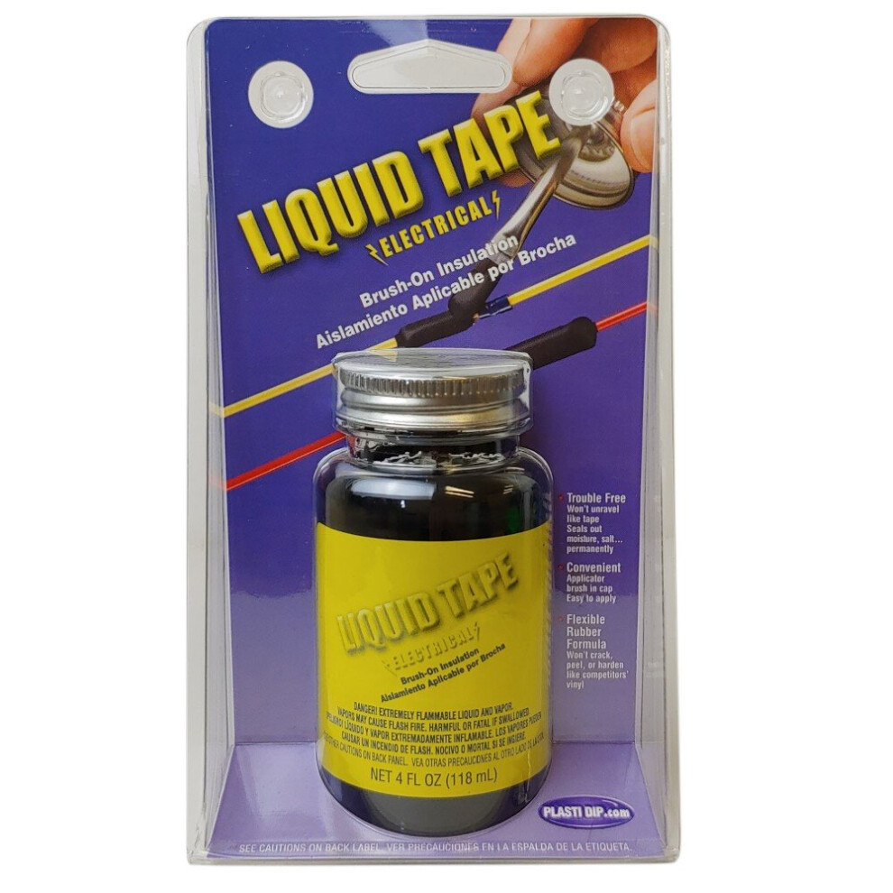 (Black) Liquid Electrical Tape - Plasti Dip 118ml