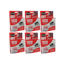 6 x Nippon Ant Control System Killer Liquid with 2 Traps & 25g